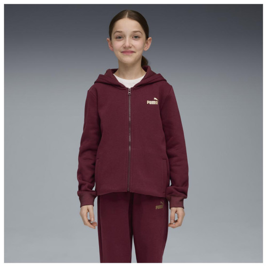 Puma Παιδικές φόρμες σετ Metallic Hooded Sweat Suit